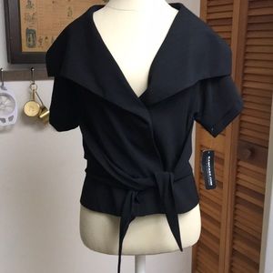 NWT Rampage S/S jacket with silver pinstripes